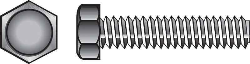 HILLMAN 3/8 in. D X 1-1/2 in. L Zinc Plated Steel Hex Tap Bolt 100 pk - Image 2