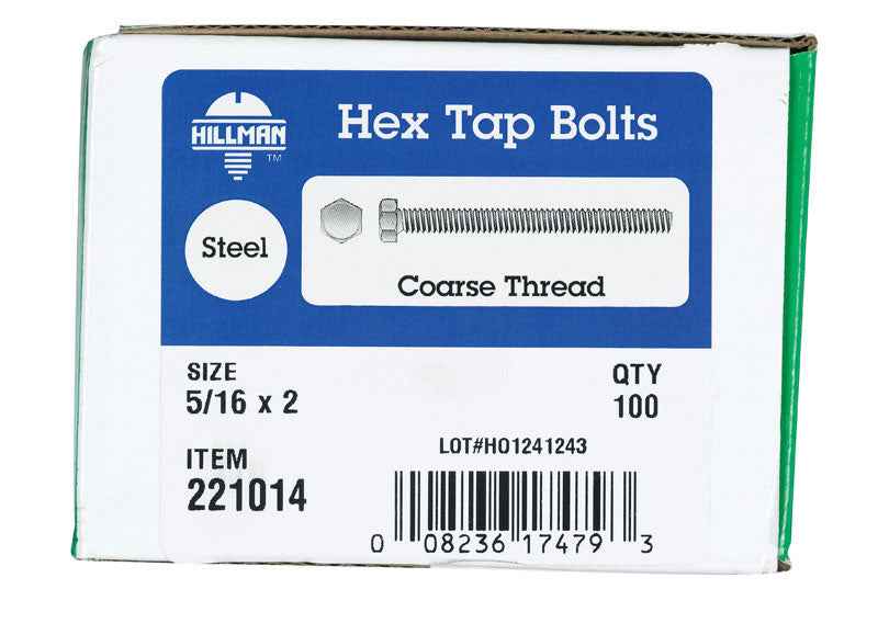 HEX TAP BOLT5/16X2 BX100 - Image 2