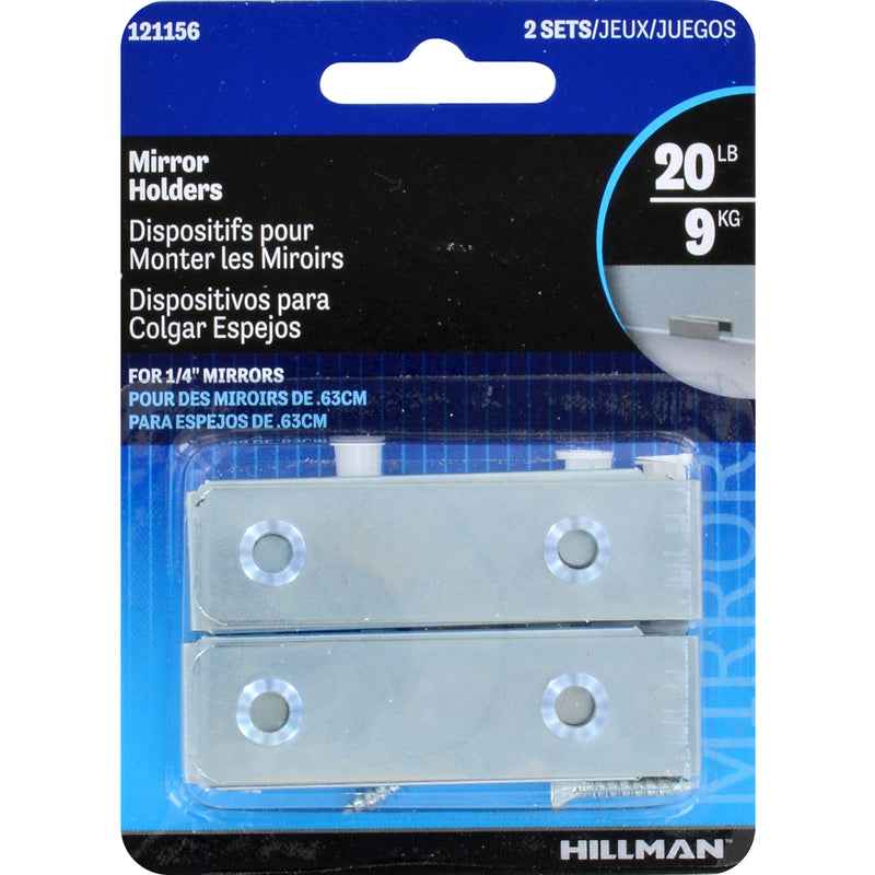 Hillman AnchorWire Silver Hidden Mirror Holder 20 lb. 2 pk (Pack of 10) - Image 2