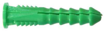 Hillman 1/4 in. D X 1-1/2 in. L Plastic Round Head Ribbed Anchor 50 pk - Image 2