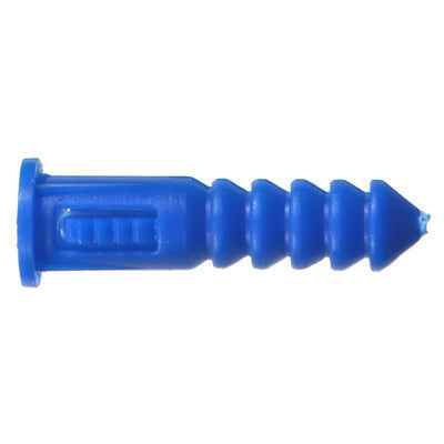 Hillman 0.164 in. D X 1-1/4 in. L Plastic Round Head Ribbed Anchor 100 pk - Image 3