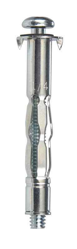 HILLMAN 1/4 in. D X 1/4 in. Long in. L Metal Pan Head Hollow Wall Anchors 50 pk - Image 2
