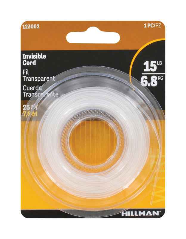 Hillman 25 ft. L Plastic 18 Ga. Invisible Cord (Pack of 10) - Image 3