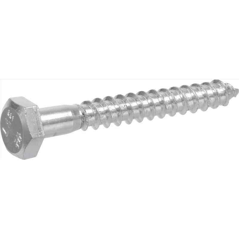 HILLMAN 1/2 in. X 1-1/2 in. L Hex Zinc-Plated Steel Lag Screw 50 pk - Image 2