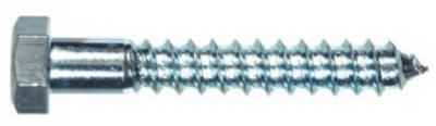 Hillman 3/8 in. X 5 in. L Hex Zinc-Plated Steel Lag Screw 50 pk - Image 2