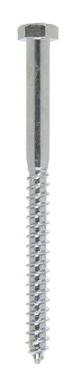 Hillman 3/8 in. X 5 in. L Hex Zinc-Plated Steel Lag Screw 50 pk - Image 3
