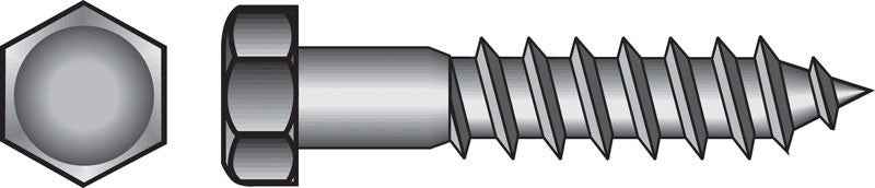 Hillman 5/16 in. X 4 in. L Hex Zinc-Plated Steel Lag Screw 50 pk - Image 5