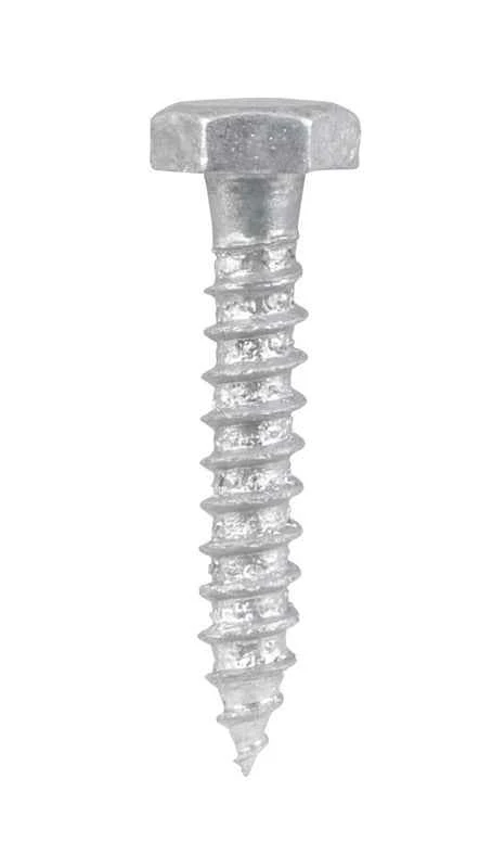 Hillman 1/4 in. X 1-1/2 in. L Hex Hot Dipped Galvanized Steel Lag Screw 100 pk - Image 3