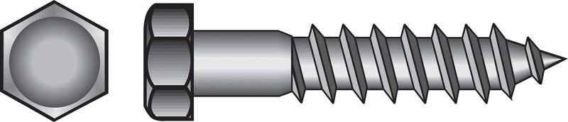 Hillman 1/4 in. X 1-1/2 in. L Hex Hot Dipped Galvanized Steel Lag Screw 100 pk - Image 5