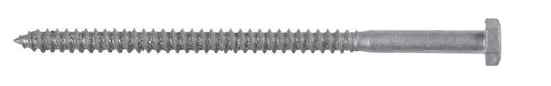 Hillman 1/4 in. X 5 in. L Hex Hot Dipped Galvanized Steel Lag Screw 100 pk - Image 3