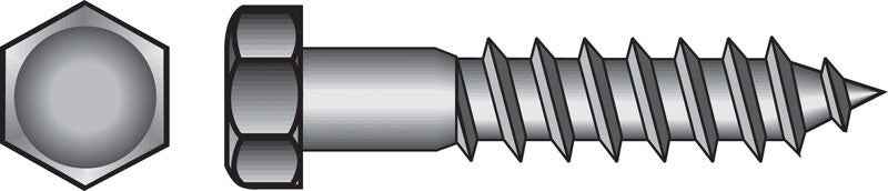 HILLMAN 3/8 in. X 1-1/2 in. L Hex Hot Dipped Galvanized Steel Lag Screw 100 pk - Image 3
