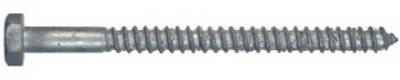 Hillman 3/8 in. X 4 in. L Hex Hot Dipped Galvanized Steel Lag Screw 50 pk - Image 2