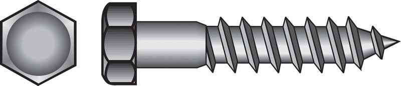 Hillman 3/8 in. X 4 in. L Hex Hot Dipped Galvanized Steel Lag Screw 50 pk - Image 6