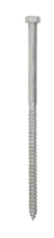 Hillman 3/8 in. X 8 in. L Hex Hot Dipped Galvanized Steel Lag Screw 50 pk - Image 6