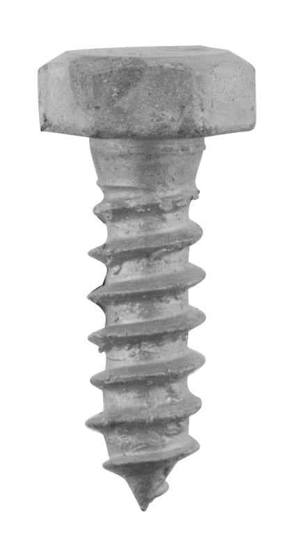 HILLMAN 5/16 in. X 1 in. L Hex Hot Dipped Galvanized Steel Lag Screw 100 pk - Image 2