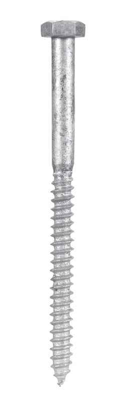 HILLMAN 5/16 in. X 4-1/2 in. L Hex Hot Dipped Galvanized Steel Lag Screw 50 pk - Image 2