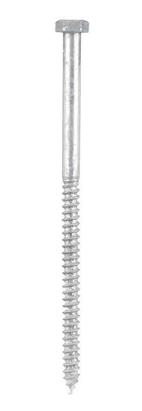 HILLMAN 5/16 in. X 6 in. L Hex Hot Dipped Galvanized Steel Lag Screw 50 pk - Image 4