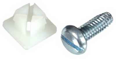 Hillman No. 14 x 3/4 in. L Slotted Square Head Zinc-Plated Steel License Plate Screws 2 pk (Pack of 10) - Image 2