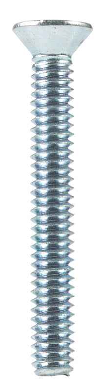 Hillman No. 1/4-20 X 2 in. L Phillips Flat Head Zinc-Plated Steel Machine Screws 100 pk - Image 2