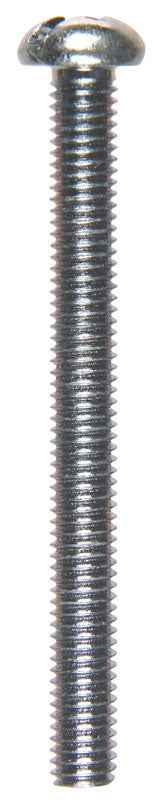 Hillman No. 10-32 X 2 in. L Combination Round Head Zinc-Plated Steel Machine Screws 100 pk - Image 2
