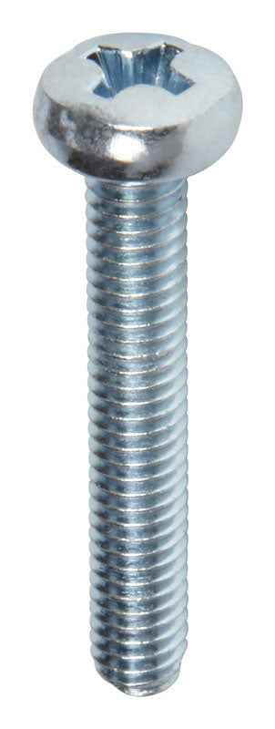 HILLMAN M4-0.7 Ga. X 25 mm L Phillips Pan Head Zinc-Plated Steel Metric Machine Screws 1 pk - Image 2