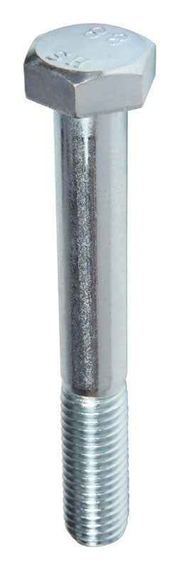 HILLMAN M12-1.75 mm D X 90 mm L Heat Treated Zinc Steel Hex Head Cap Screw 1 pk - Image 2