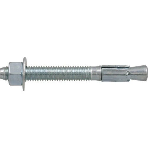 HILLMAN 1/2 in. D X 4-1/2 in. L Steel Round Head Wedge Anchor 10 pk