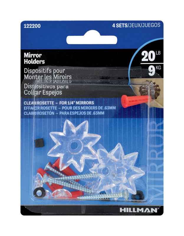 Hillman AnchorWire Mirror Heavy Duty Mirror Holder 1 lb. 4 pk (Pack of 10) - Image 3