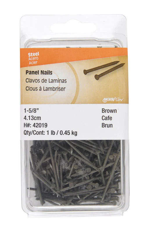 HILLMAN 1-5/8 in. Panel Steel Nail Flat Head