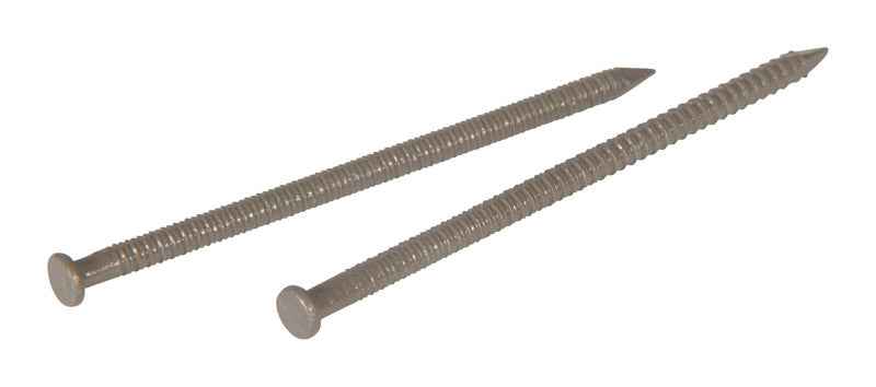 Hillman 1 in. L Panel Steel Nail Annular Ring Shank Flat (Pack of 5)