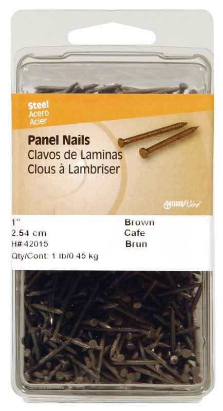HILLMAN 1 in. Panel Steel Nail Flat Head - Image 2