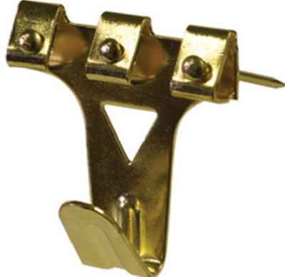 Hillman AnchorWire Brass-Plated Gold Professional Picture Hanger 75 lb. 2 pk (Pack of 10) - Image 2