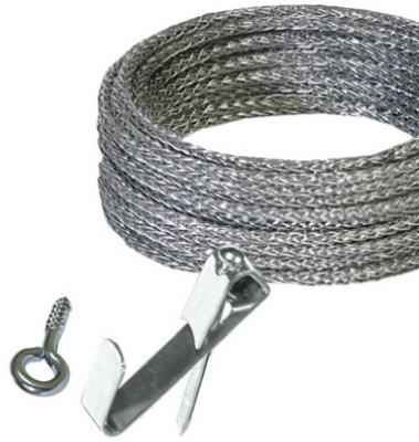 Hillman AnchorWire Steel-Plated Steel Picture Hanging Set 5 lb. 5 pk Conventional (Pack of 10) - Image 2