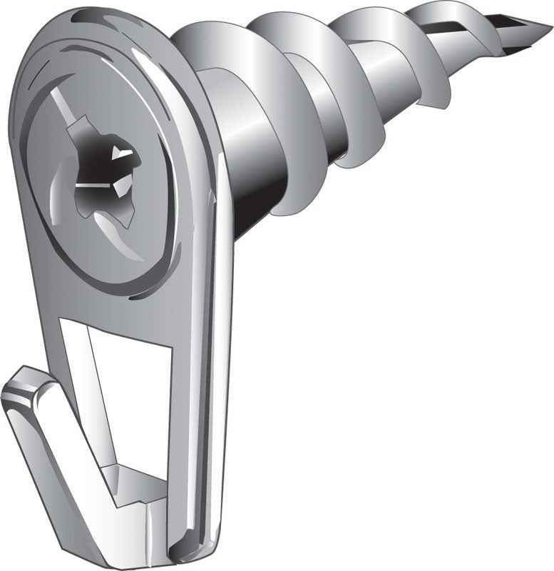 Hillman WallDriller Brass-Plated Gold Drywall Picture Hook 35 lb 10 pk - Image 2