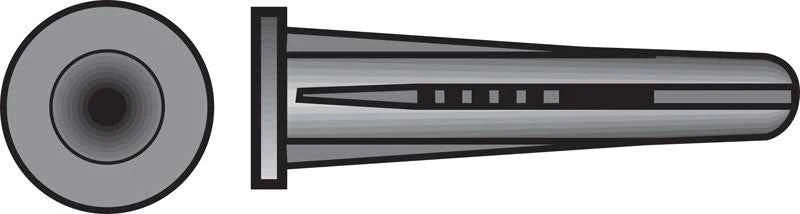 Hillman .164 in. D X 7/8 in. L Plastic Flat Head Conical Anchor 100 pk - Image 4
