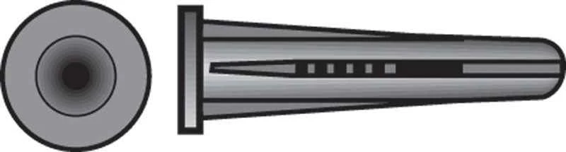 Hillman .138 in. Dia. x 3/4 in. L Plastic Pan Head Conical Anchor 16 pk (Pack of 10) - Image 2