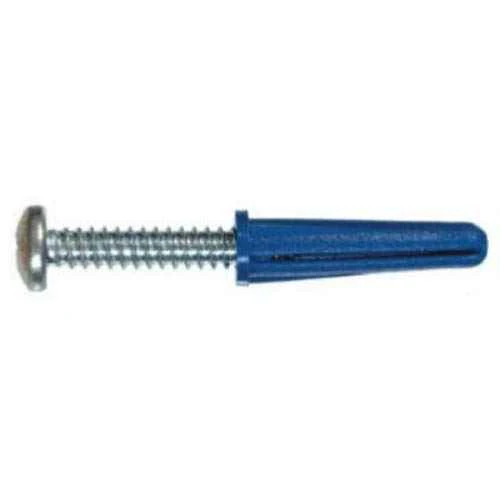 Hillman .25 in. Dia. x 1-3/8 in. L Plastic Pan Head Conical Anchor 20 pk (Pack of 5) - Image 3