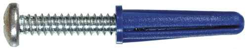 Hillman .138 in. Dia. x 3/4 in. L Plastic Pan Head Conical Anchor 6 pk (Pack of 10) - Image 3