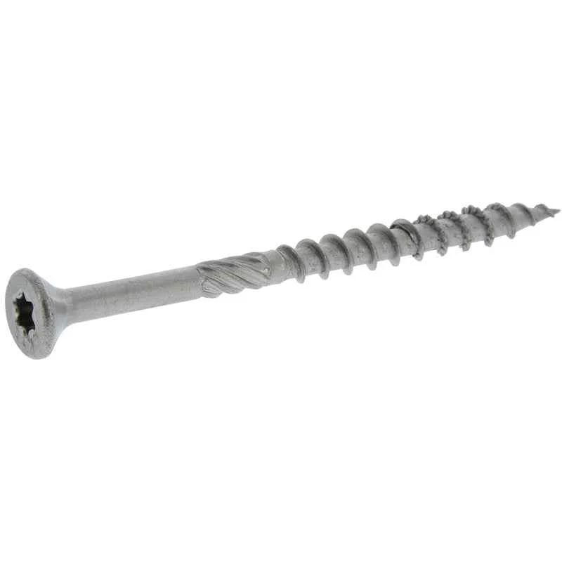 Hillman Power Pro No. 10 x 3-1/2 in. L Star Flat Head Exterior Deck Screws 5 lb.