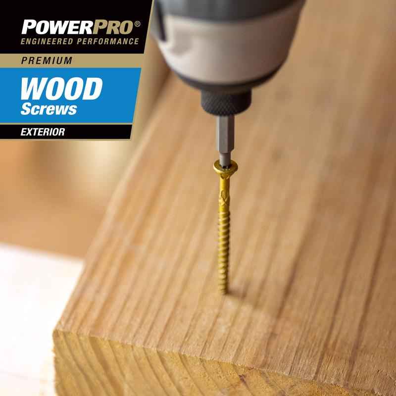 Hillman Power Pro No. 10  x 3 in. L Star Flat Head Deck Screws 1 lb. - Image 6