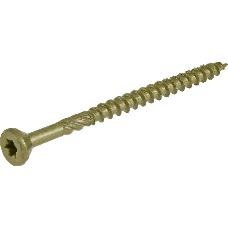 Hillman Power Pro No. 10 x 3 in. L Star Flat Head Exterior Deck Screws 5 lb.