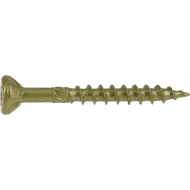 Hillman Power Pro No. 8 x 1-1/2 in. L Star Exterior Wood Screw 1 lb. - Image 2