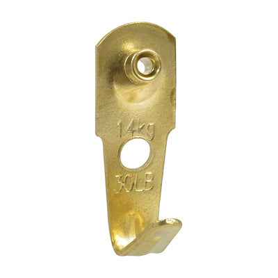 Hillman AnchorWire Brass-Plated Classic Picture Hanger 30 lb. 3 pk (Pack of 10) - Image 2