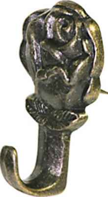 Hillman AnchorWire Antique Brass Push Pin Picture Hook 20 lb. 3 pk (Pack of 10) - Image 2