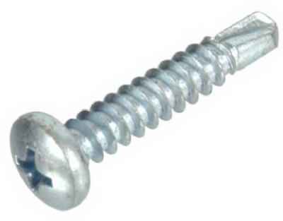 Hillman No. 6-20 X 3/8 in. L Phillips Pan Head Sheet Metal Screws 100 pk - Image 3