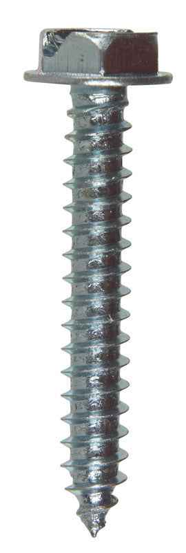 Hillman No. 10 X 1-1/4 in. L Slotted Hex Head Sheet Metal Screws 100 pk - Image 6