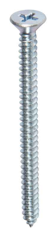 Hillman No. 10 X 2-1/2 in. L Phillips Flat Head Sheet Metal Screws 100 pk - Image 3