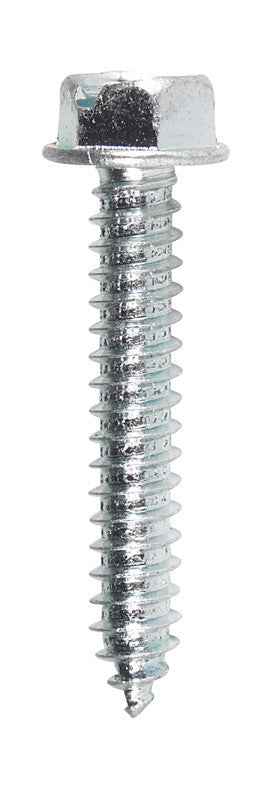 Hillman No. 14 X 1-1/2 in. L Slotted Hex Washer Head Sheet Metal Screws 100 pk - Image 6