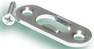 Hillman AnchorWire Steel-Plated Gold Keyhole Picture Hanger 20 lb. 2 pk (Pack of 10) - Image 2