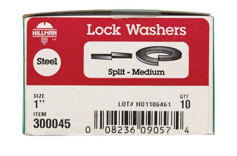 HILLMAN 1 in. D Zinc-Plated Steel Split Lock Washer 10 pk - Image 2